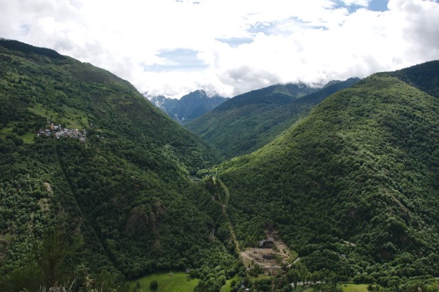 Vall de Toran Canejan desde Bausen